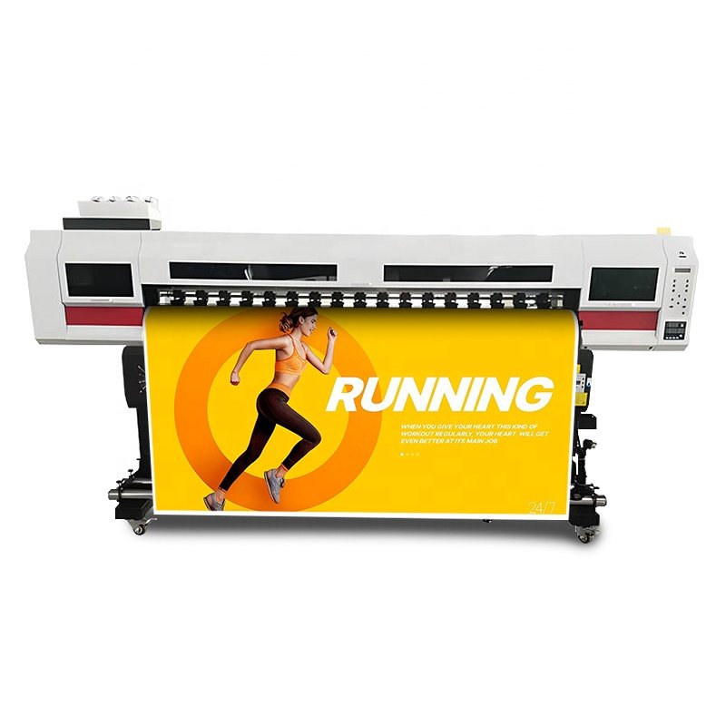 Wide format fabric sublimation printing machine i3200 i1600 print head 1.8m eco solvent printer digital printer inkjet printer