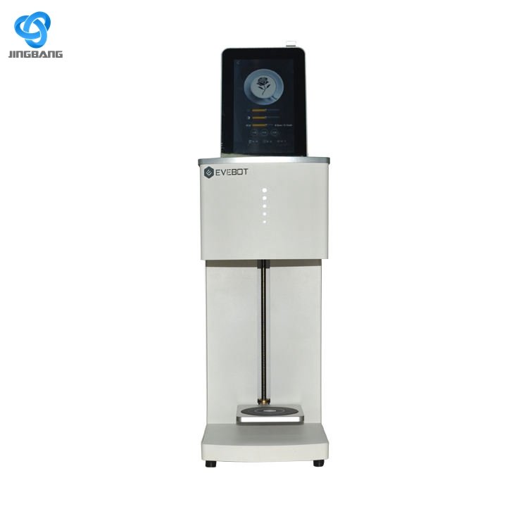 Top sale evebot 3d latte art machine automatic 3d latte art small printer for coffee cups inkjet printers coffee