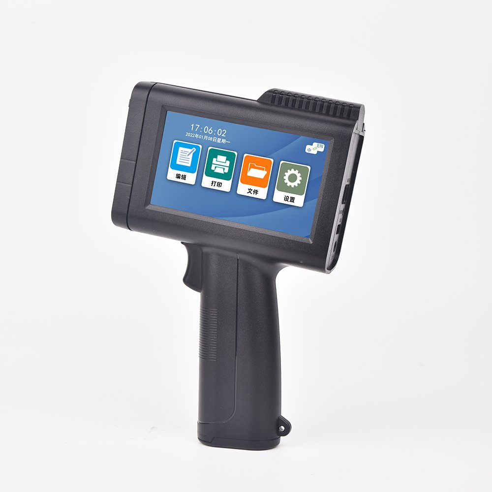 Hand touch screen Handheld intelligent inkjet date printer for Plastic bags