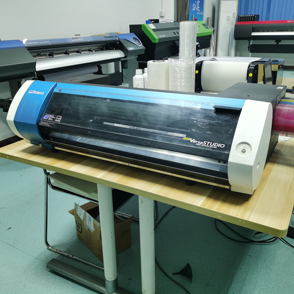 original second hand roland-bn20 print and cut printer wall painting machine bn20 plotter with good condition