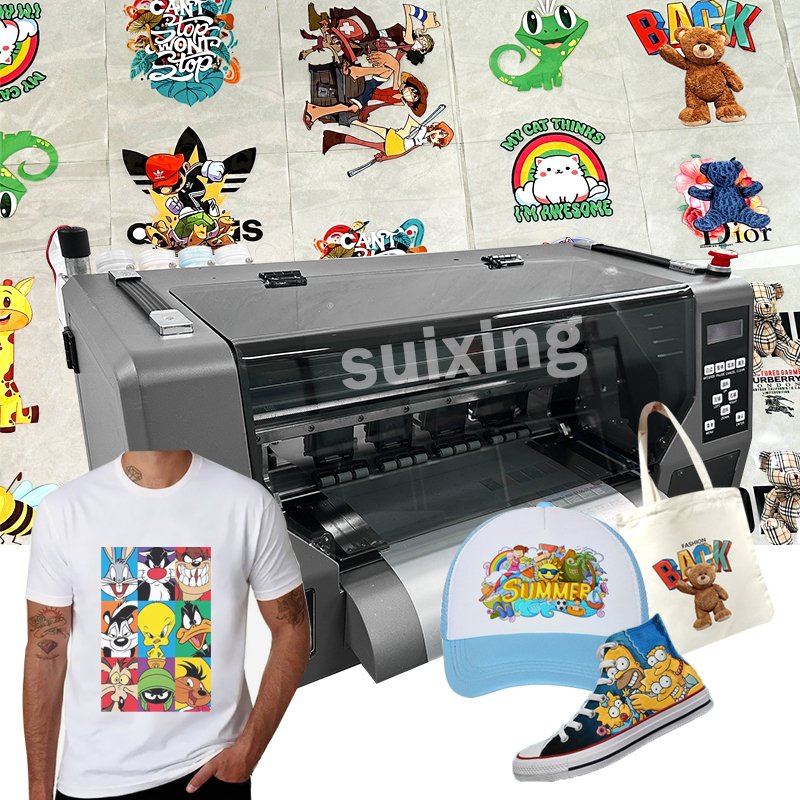 A3 30cm DTF Printer T-shirt Printing Machine with Powder Shake Machine Direct to Film Printer 2 XP600/i1600 Head