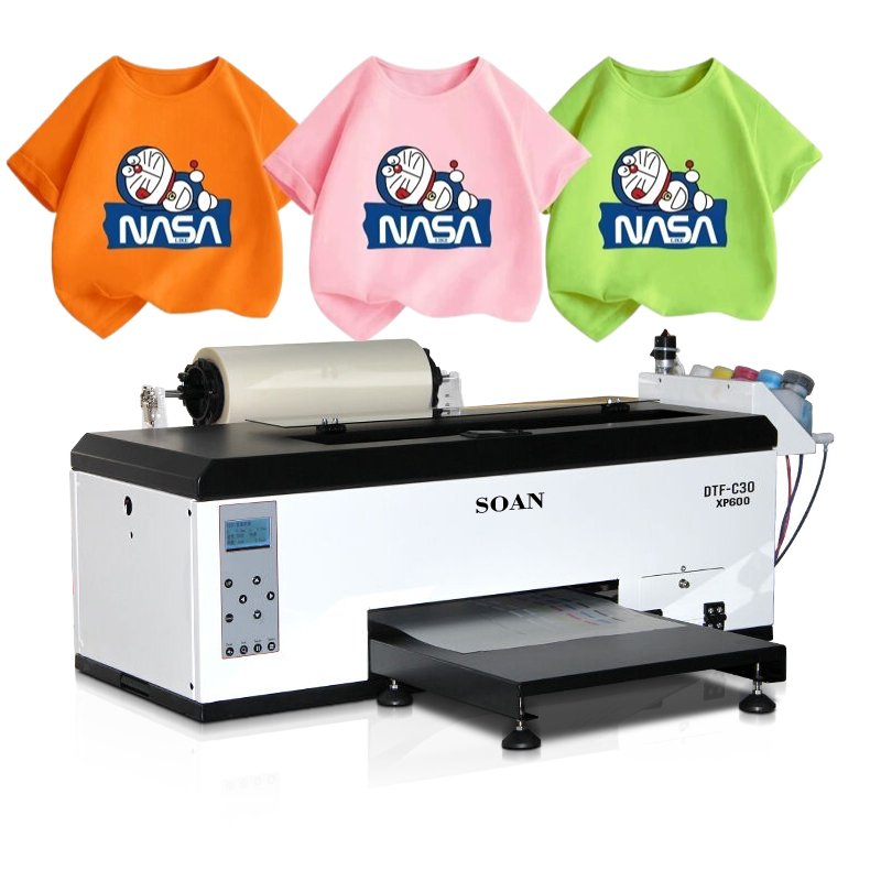2024 New Digital A3 DTF Printer XP600 Pet Film 13Inch Dtf Printer Tshirt Textile Printing Machine With Oven For Any Textile