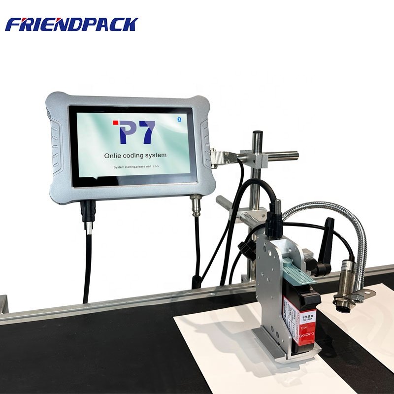 12.7MM touch screen Online Thermal Inkjet Printer Mobile phone Bluetooth Time Codes Printer thermal Inkjet Printing coding
