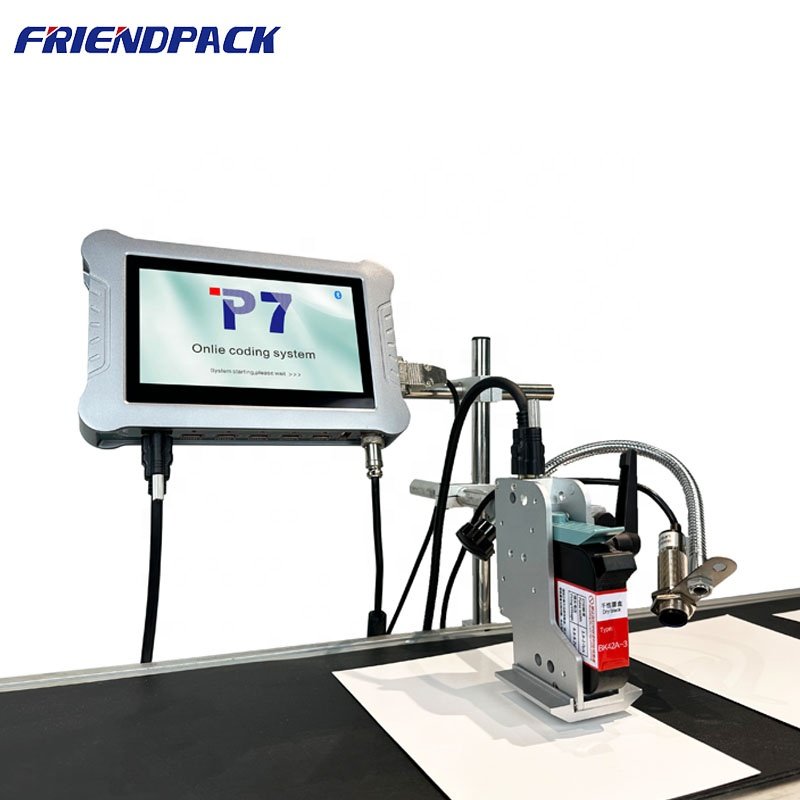 12.7MM touch screen Online Thermal Inkjet Printer Mobile phone Bluetooth Time Codes Printer thermal Inkjet Printing coding