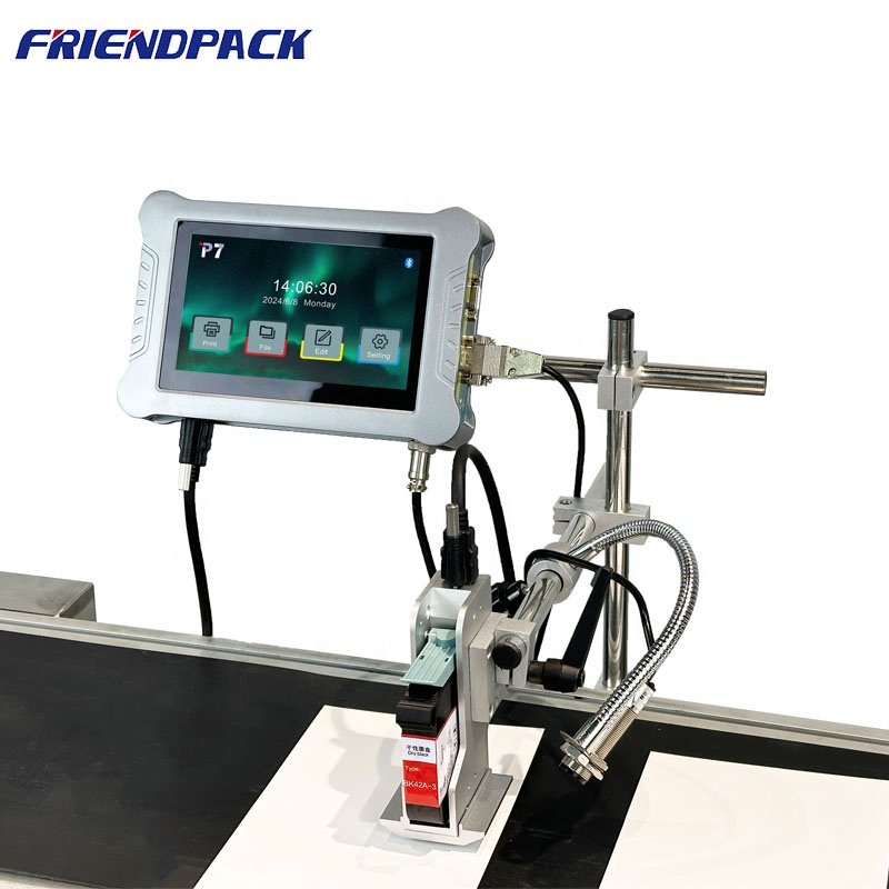 12.7MM touch screen Online Thermal Inkjet Printer Mobile phone Bluetooth Time Codes Printer thermal Inkjet Printing coding