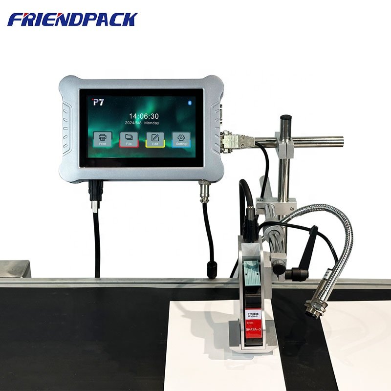 12.7MM touch screen Online Thermal Inkjet Printer Mobile phone Bluetooth Time Codes Printer thermal Inkjet Printing coding