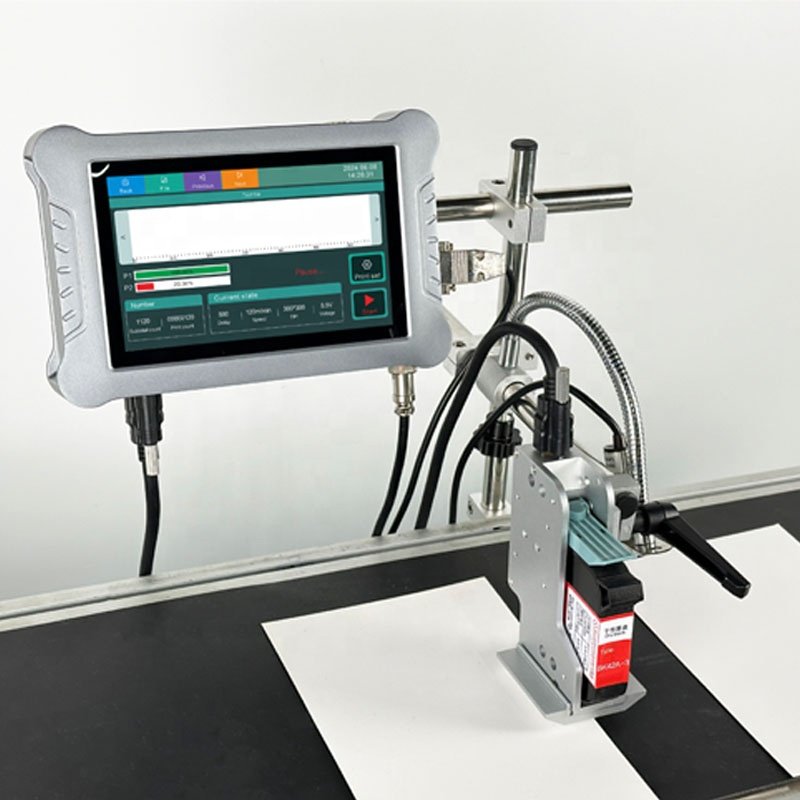 12.7MM touch screen Online Thermal Inkjet Printer Mobile phone Bluetooth Time Codes Printer thermal Inkjet Printing coding