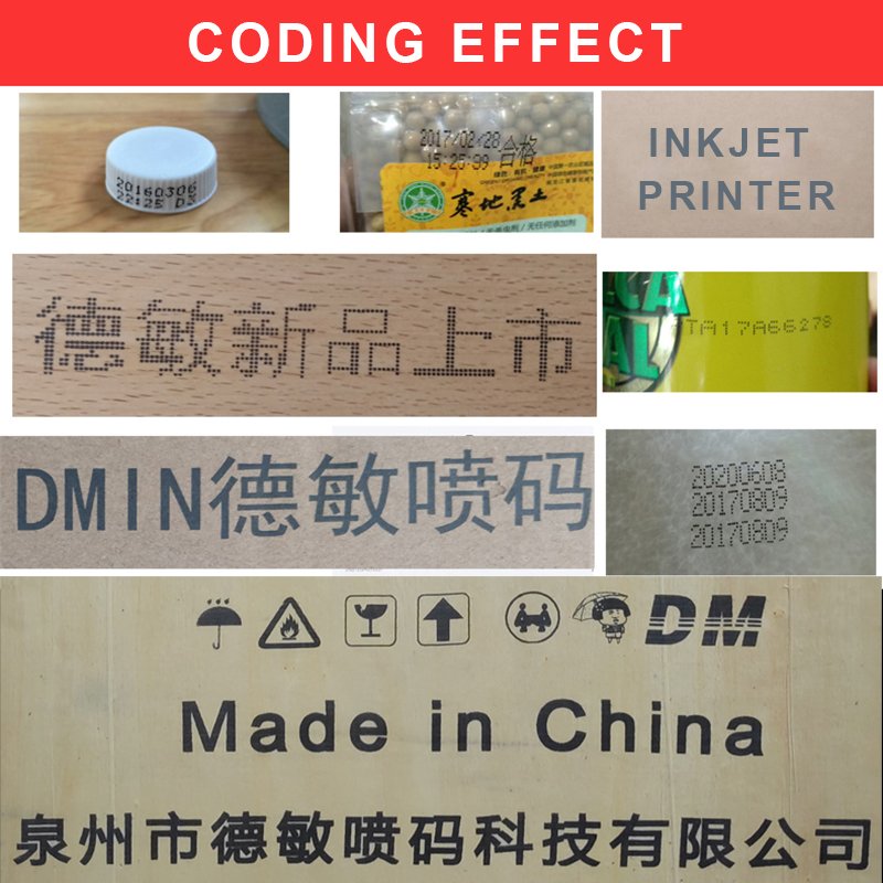 Box Carton Bag Packaging Code Machine Demin T-3 Automatic Handheld Inkjet Printer Large Format Printer for Wooden Provided 2790