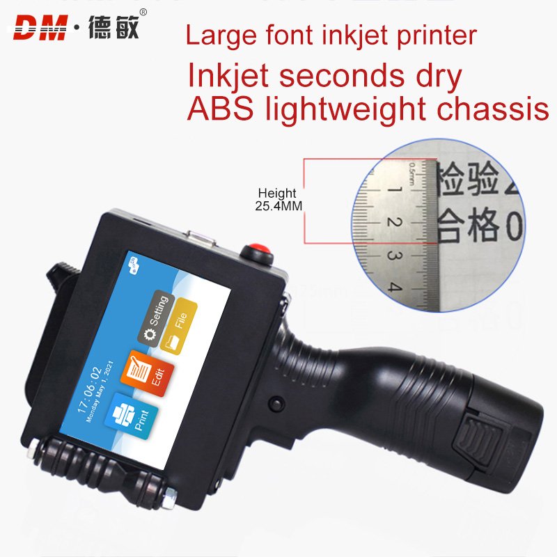 Box Carton Bag Packaging Code Machine Demin T-3 Automatic Handheld Inkjet Printer Large Format Printer for Wooden Provided 2790