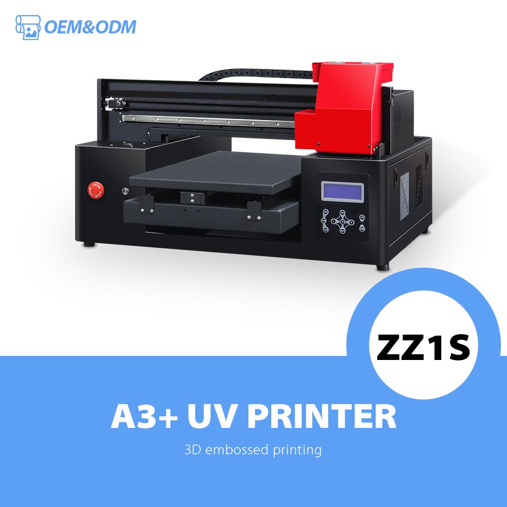 Refinecolor Inkjet Printer Machine A3 Fast Printing Bottle Cost-Effective Price Flatbed Uv Led For UV Printer