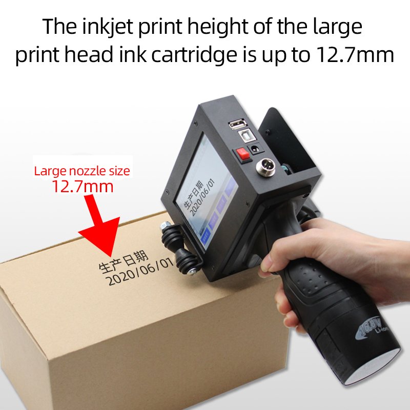 SC25 Cheaper Portable Easy Using Expiry Date Coding Fast Printing Machine Handheld Hand Held Inkjet Printer