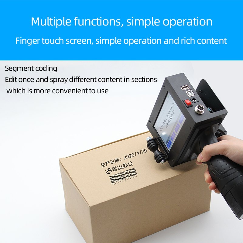 SC25 Cheaper Portable Easy Using Expiry Date Coding Fast Printing Machine Handheld Hand Held Inkjet Printer