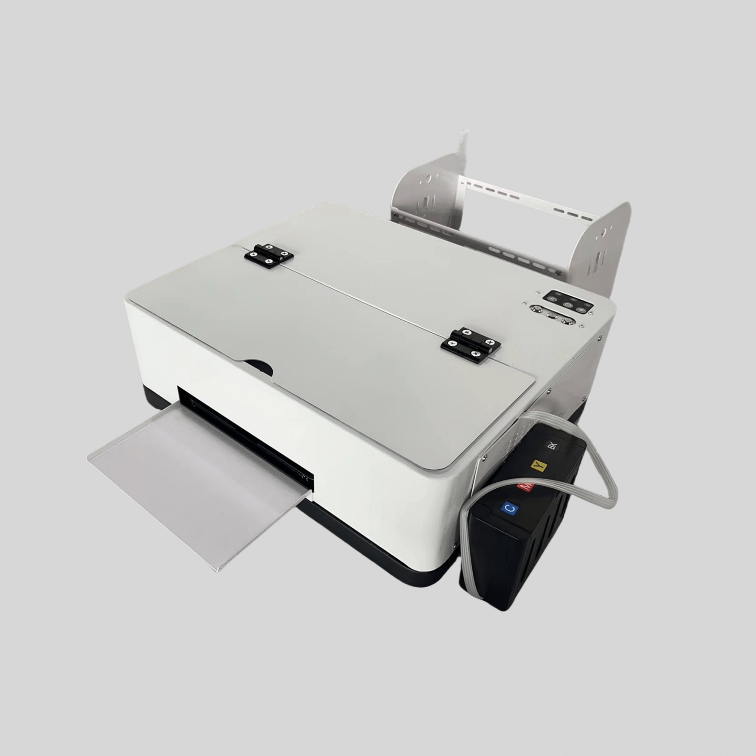 A4 size paper labels digital inkjet printers roll to roll with open storage shelf