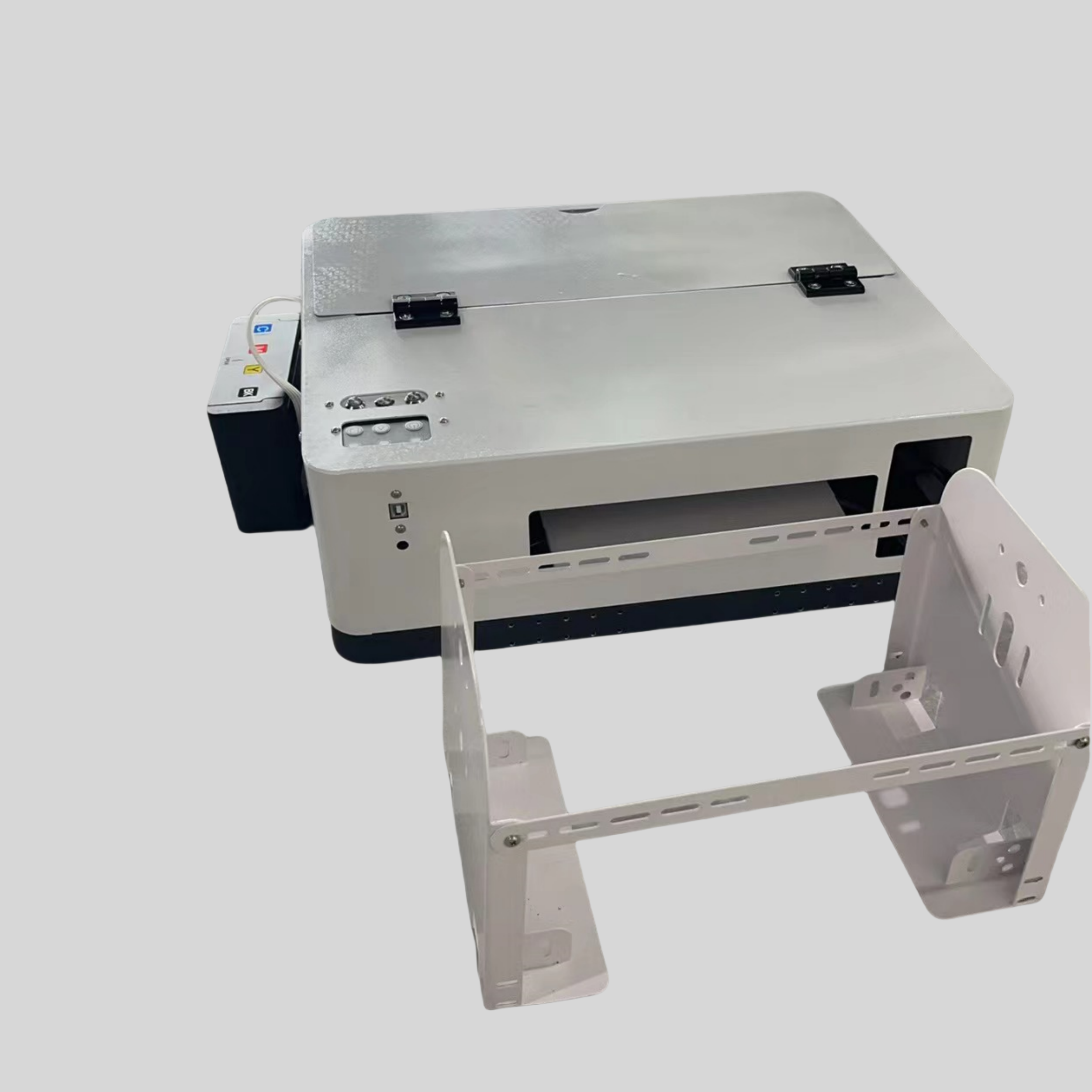 A4 size paper labels digital inkjet printers roll to roll with open storage shelf