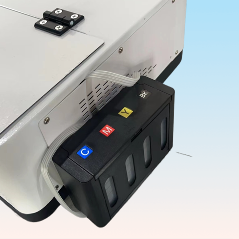 A4 size paper labels digital inkjet printers roll to roll with open storage shelf
