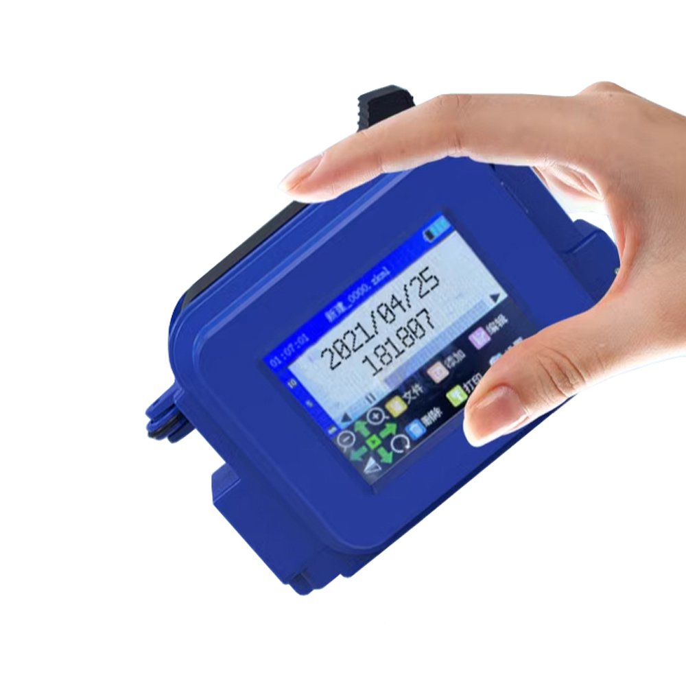 Portable Handheld Inkjet Printer Mini Production Date Barcode Label Coding Machine Batch Number QR Permanent Quick Drying