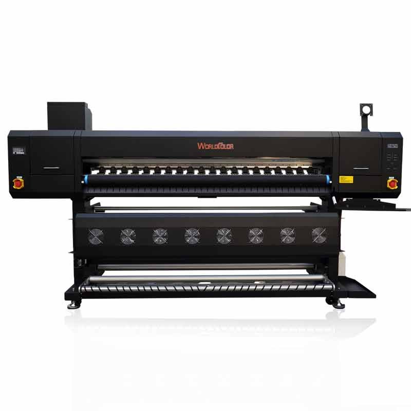 i3200/F1080 Printheads 1.8m Digital Dye Sublimation Printer New Condition Heat Transfer Textile Machine Clothes A1