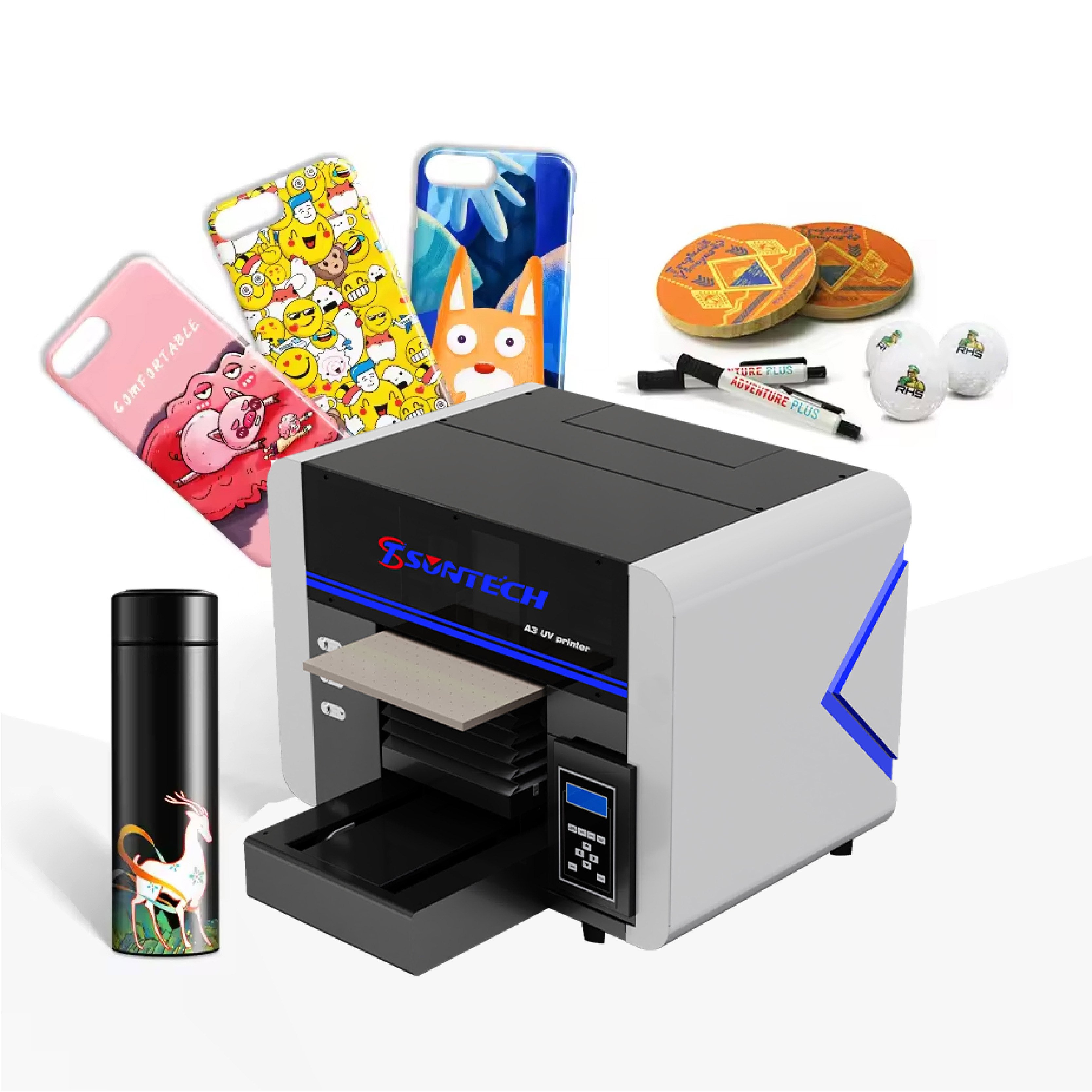 new 6 8 Colors Desktop Digital Inkjet CCD UV Printer Flatbed UV Printer With Varnish For Tablet Cover Bottle Cup uv dtf printer