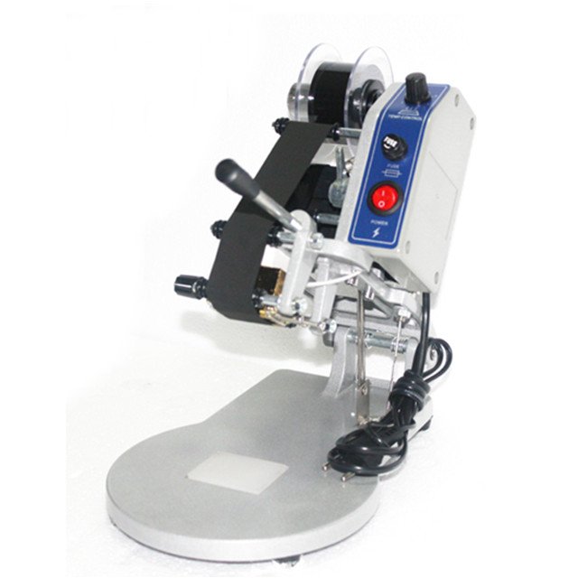 Cheapest hot stamp batch ribbon handheld production date best date coder printing machine