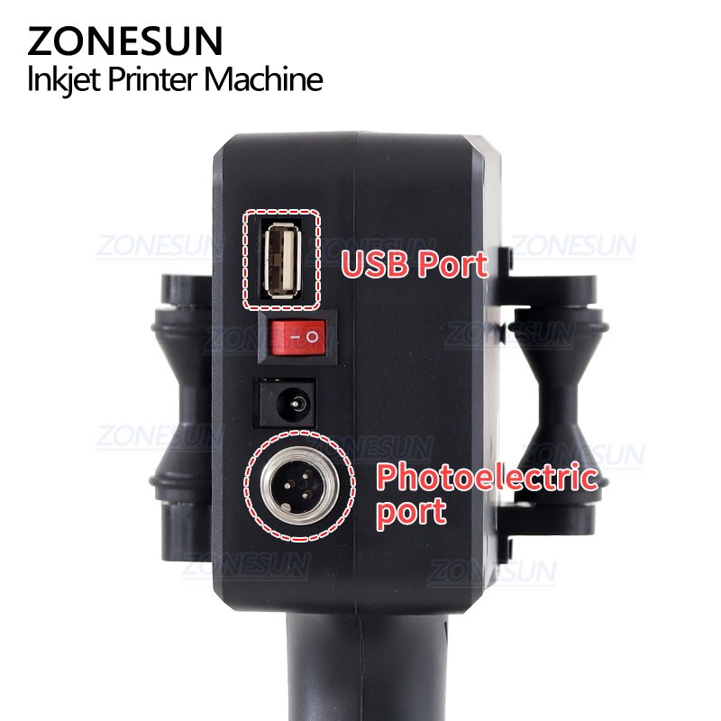 ZONESUN ZS-HIP127 Touch Screen Handheld Intelligent USB Inkjet Printer Coding Machine For Carton Rubber Metal Expiry