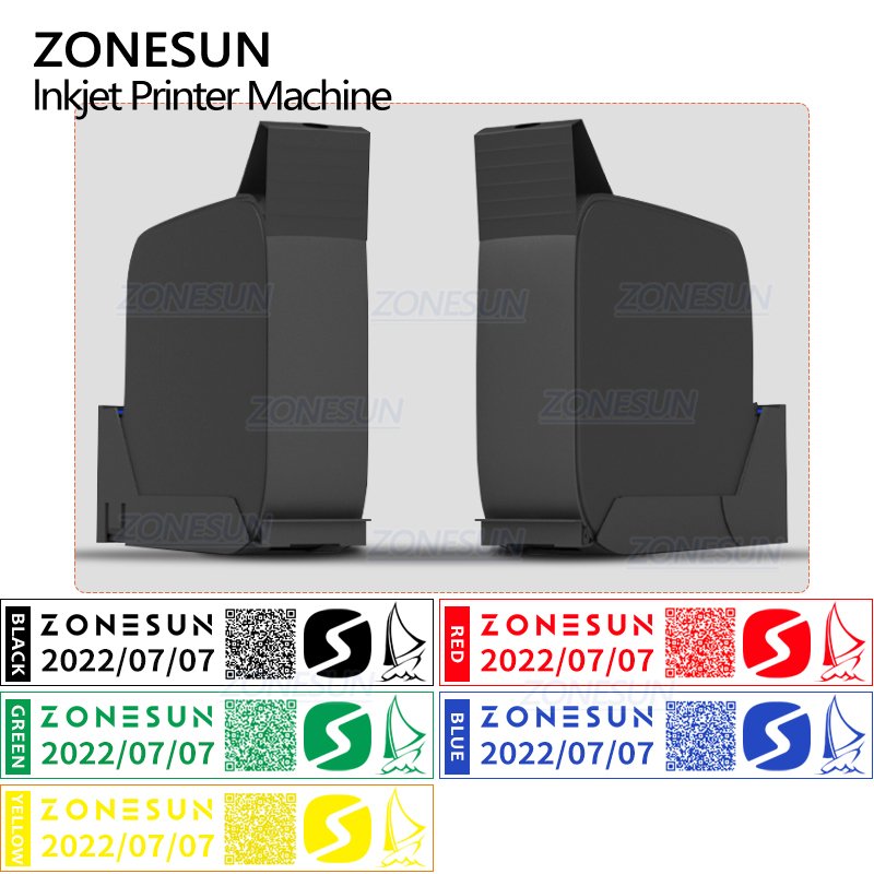 ZONESUN ZS-HIP127 Touch Screen Handheld Intelligent USB Inkjet Printer Coding Machine For Carton Rubber Metal Expiry