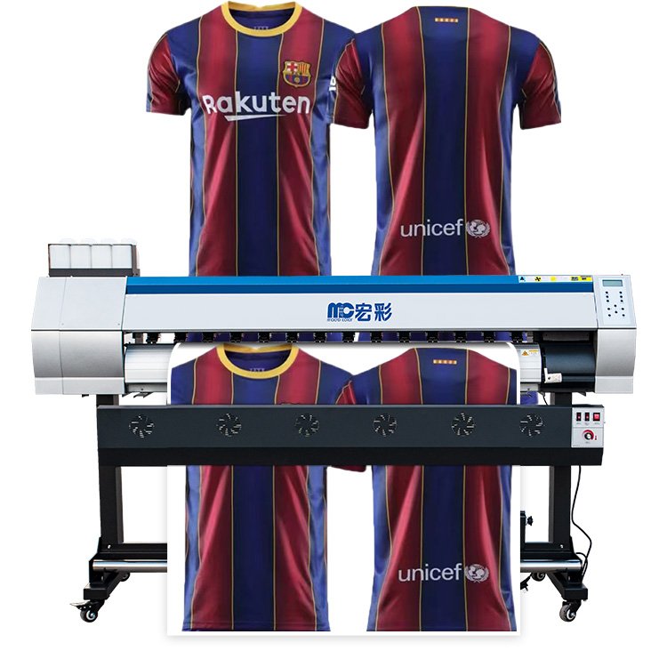 China factory direct sale 1.8m 6ft large format heat transfer textile sublimation printer for cloth t-shirt