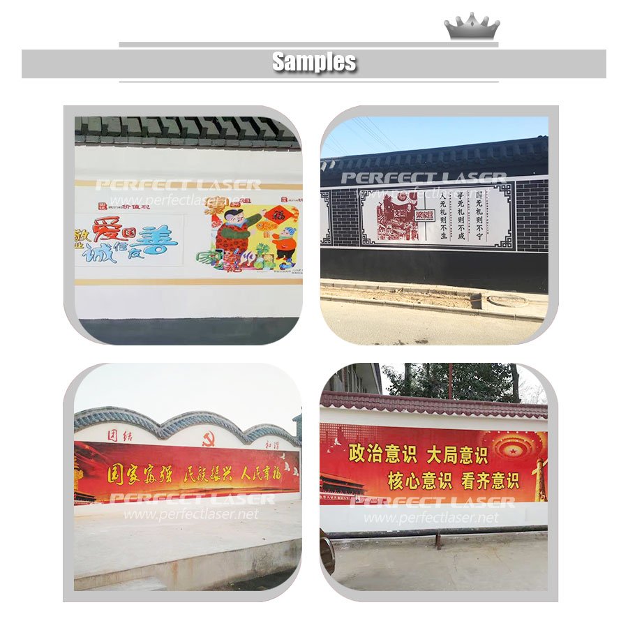 Perfect Laser-High Speed Colorful Wall Printer Model PE-S70/80 Stable Performance