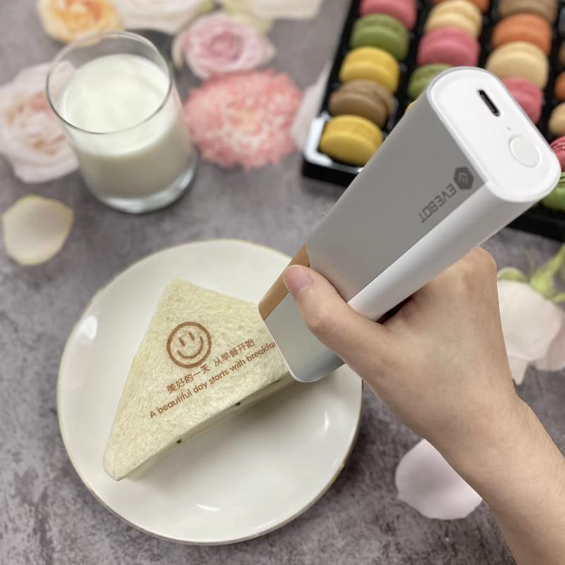 EVEBOT printer pen evebot printpen Portable Food Coffee Art DIY Skin Pattern Tattoo handheld inkjet printers