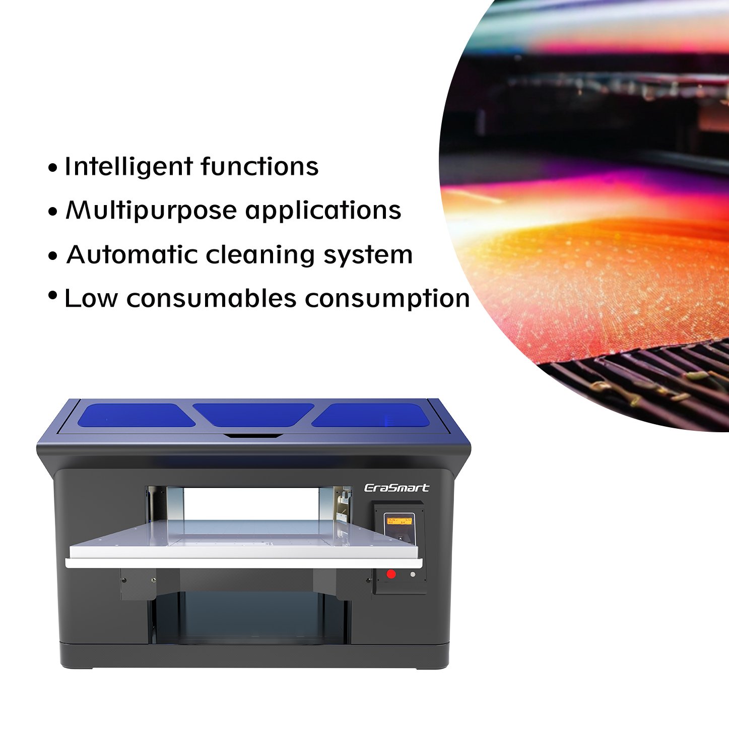 3 Years Service Automatic High Speed 3545 UV Printer DTF Machine Phone case Metal Wood Printing Machine For Sticker Print