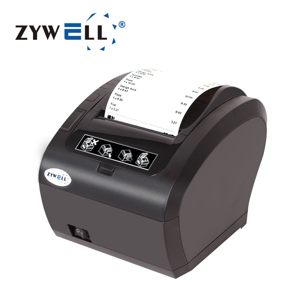 Manufacturer desktop thermal receipt printer for supermarket hotel restaurant zy306 receipt printer