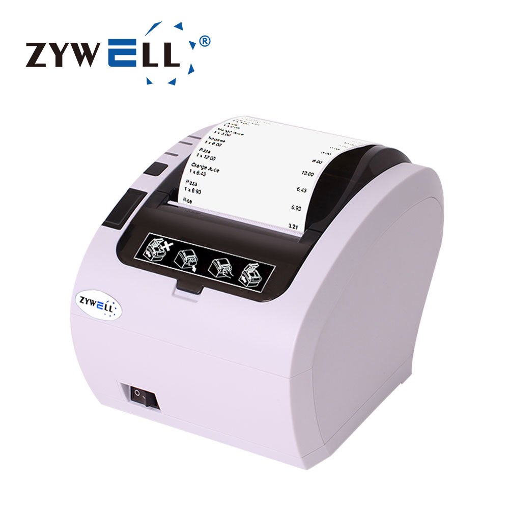 Manufacturer desktop thermal receipt printer for supermarket hotel restaurant zy306 receipt printer