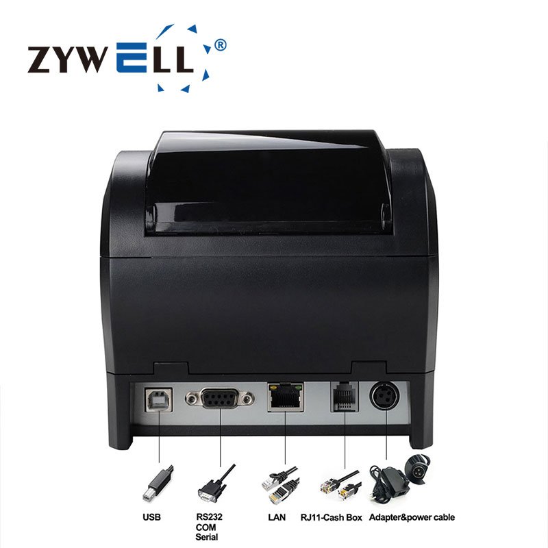 Manufacturer desktop thermal receipt printer for supermarket hotel restaurant zy306 receipt printer