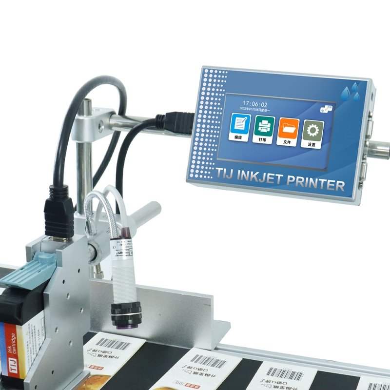 T110 Automatic Online Coding Machine Production Line Date Food Package Paper Box Coding Machine 12.7mm Injekt Printer