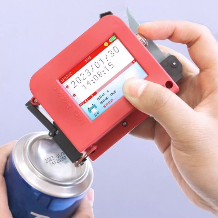 Popular Mini Portable Expire Date Inject Machine Ink Jet Handheld Mini Thermal Inkjet Printer Provided Type-c Automatic