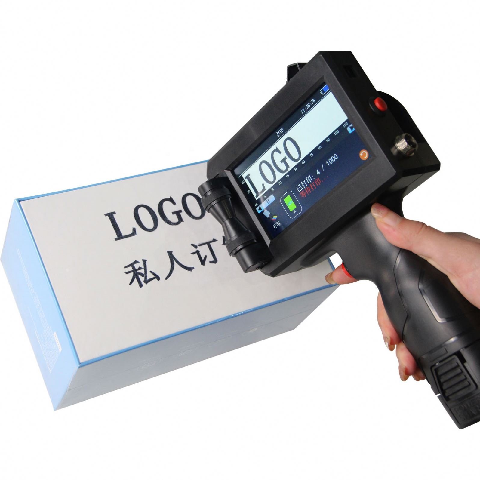 Hand-Held Inkjet Printer Print Date Batch Number Inkjet Carton Outer Packaging Box TIJ Inkjet Printer