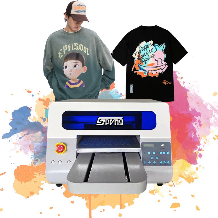 Henan Manufacturer DTG Textile Digital Inkjet Printer for T-shirts Printing Machine