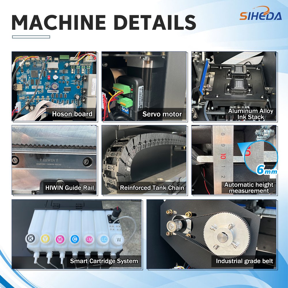 2024 High quality 13 in dtf printer t-shirt single head dtf printer clothing printing machine for small business dtf printers