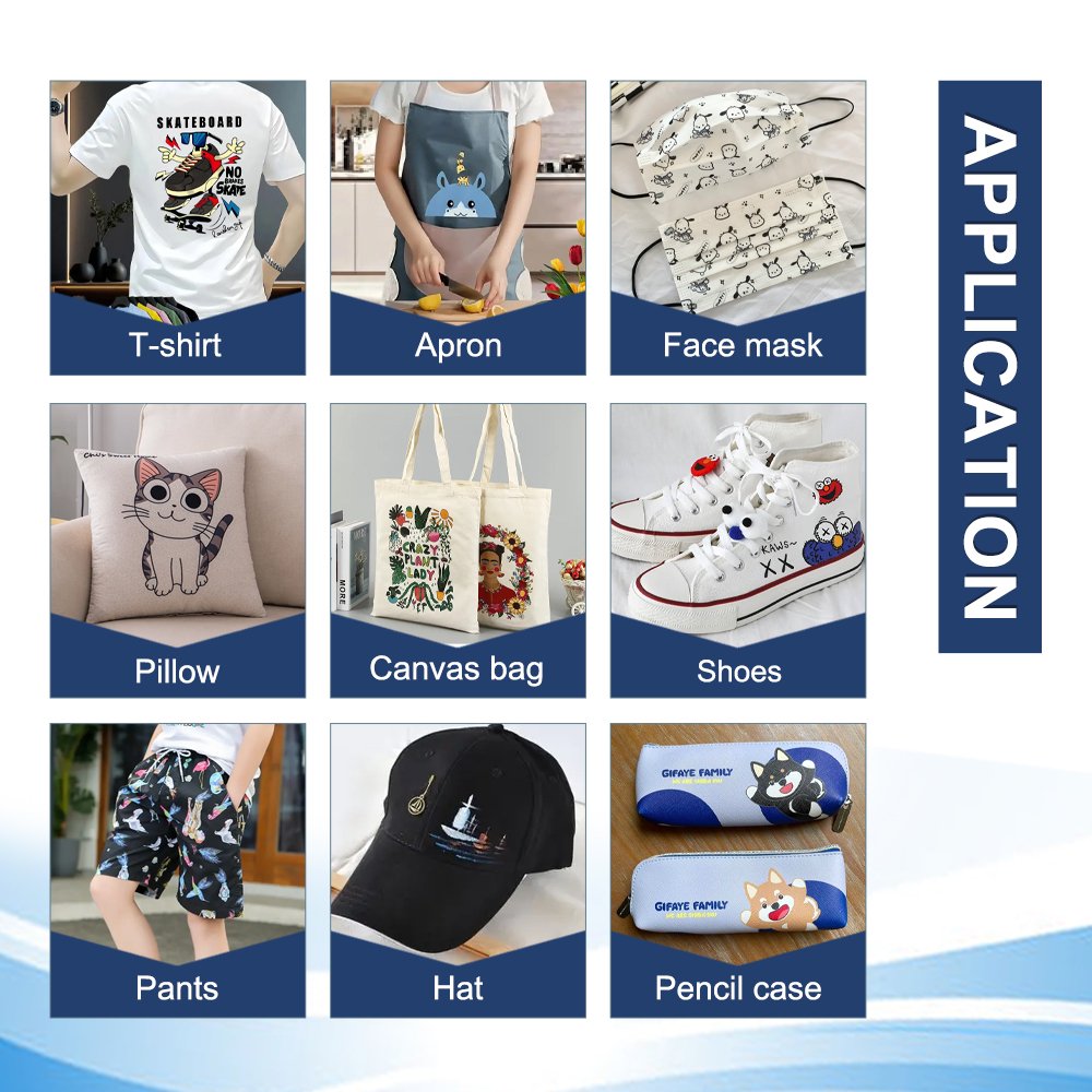 2024 High quality 13 in dtf printer t-shirt single head dtf printer clothing printing machine for small business dtf printers