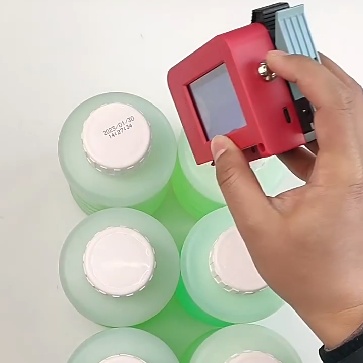 2023 Newest Mini Handheld Pocket Inkjet Printer for Plastic bag Date Bar Code QR Code Portable Inkjet Printers