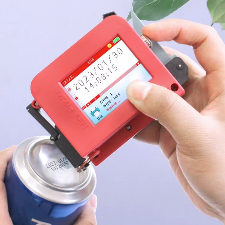 2023 Newest Mini Handheld Pocket Inkjet Printer for Plastic bag Date Bar Code QR Code Portable Inkjet Printers