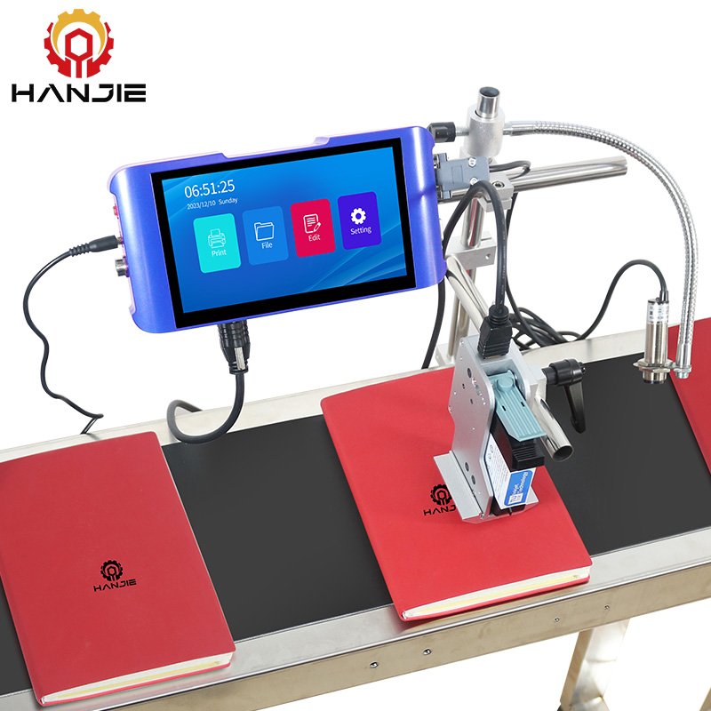 Intelligent tij printer online 7 inches touch screen industrial inkjet printer date code batching number inkjet printer machine