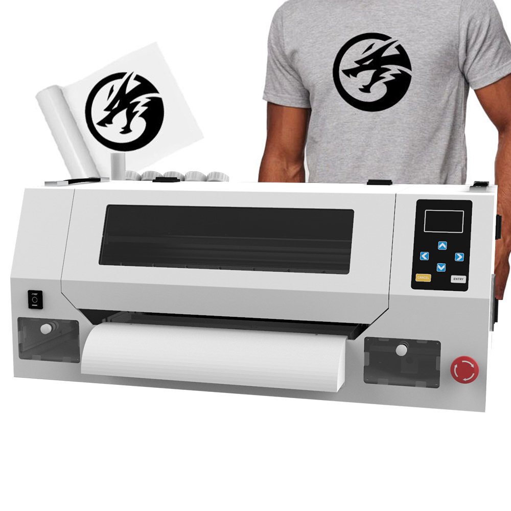 Metal Desktop Multifunction Printer UV A3 30CM DTF single head Printer Custom Inkjet Garment Graphic Printer