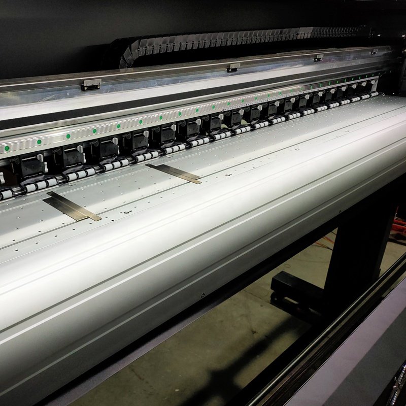 Desktop Uv Solvent Four Printhead Inkjet Printer 2-12mm Height Non-Adjustment I3200 Uv Solvent Printer