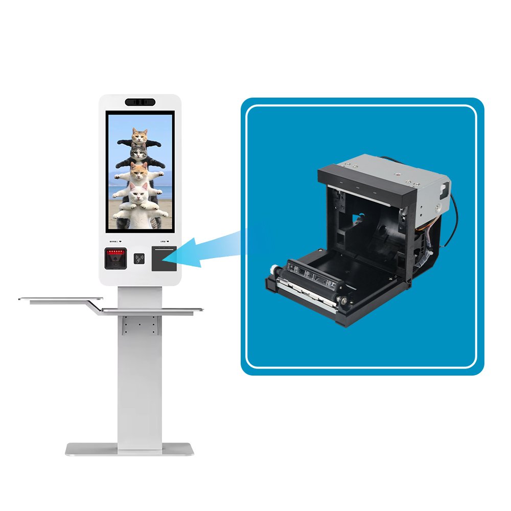 High Quality Thermal Receipt MS-FPT302 80mm 2 Inch DC24V Thermal Panel Printer With Auto Cutter For Kiosk Black Color