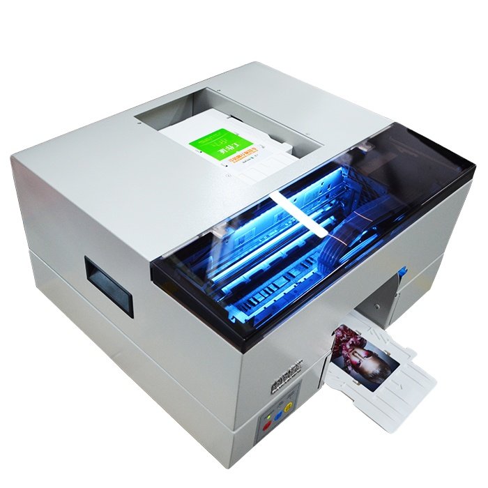 ID PVC Card Inkjet Printer Print High Resolution 1440 Dpi Provided Flatbed Printer Automatic 38 Pigment Ink Ordinary Product