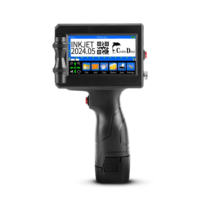Popular Thermal TIJ Half Inch expiry date Printing Coding Machine Online Portable Handheld Inkjet Printer Gun