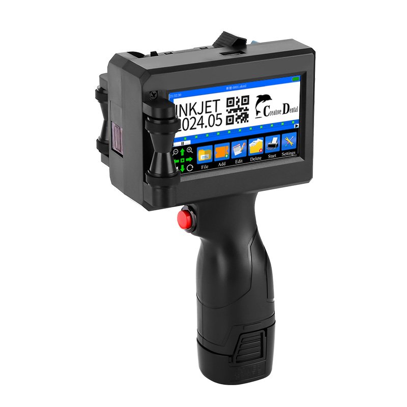 Popular Thermal TIJ Half Inch expiry date Printing Coding Machine Online Portable Handheld Inkjet Printer Gun