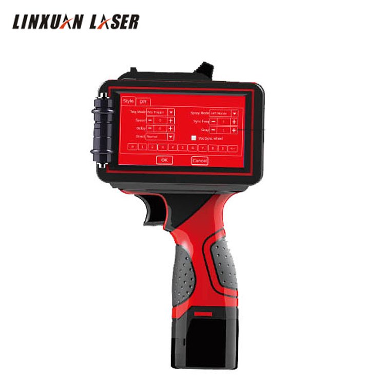 TIJ 2.5 technology ink cartridge handheld Injket printer coding machine for date, time, number, Chinese, English printing