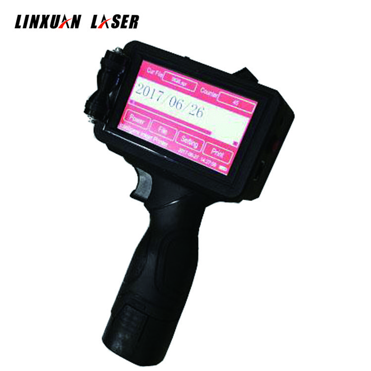 TIJ 2.5 technology ink cartridge handheld Injket printer coding machine for date, time, number, Chinese, English printing