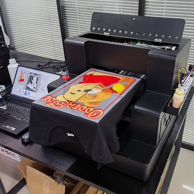 dtg printer t-shirt printing machine Multifunctional inkjet Printer Flatbed Automatic A4 dtg printer t-shirt printing machine